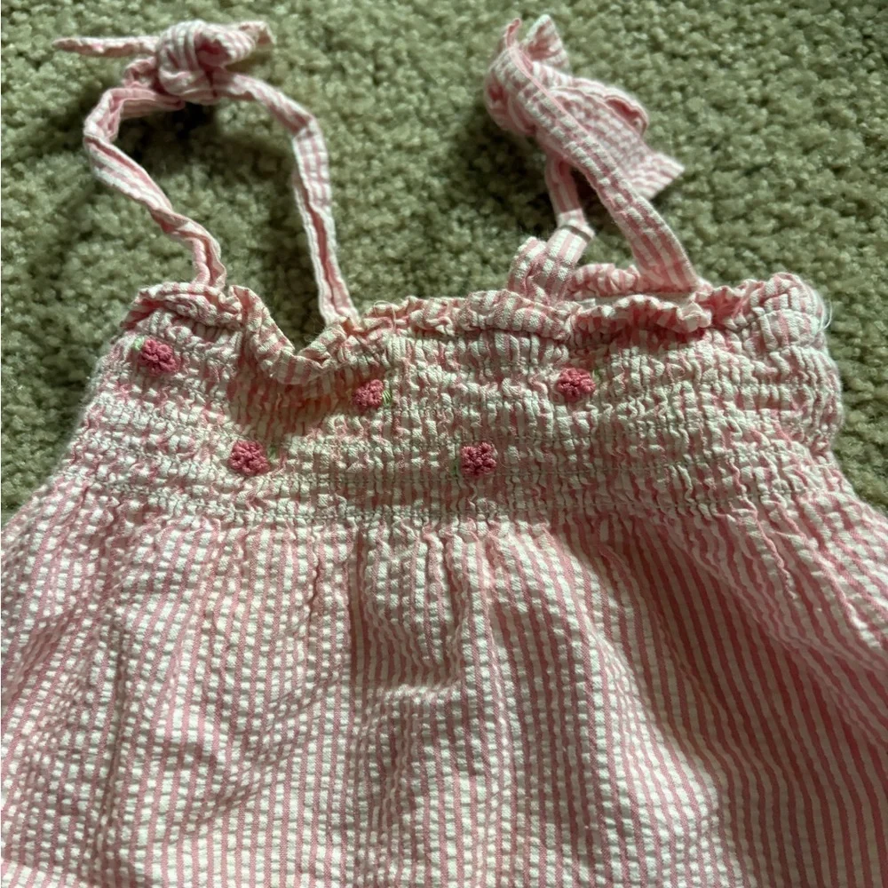 Janie and jack pink baby one piece pink jumper up to 12 months